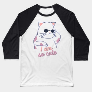 Self Obsessed Kitty Baseball T-Shirt